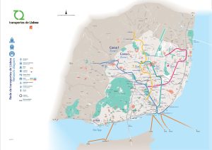 Lisbon Transport Map