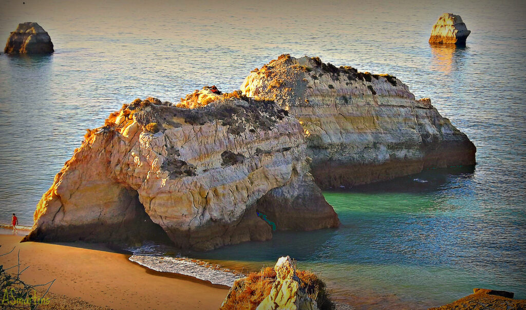 Praia da Rocha Beach Portimão Algarve Portugal