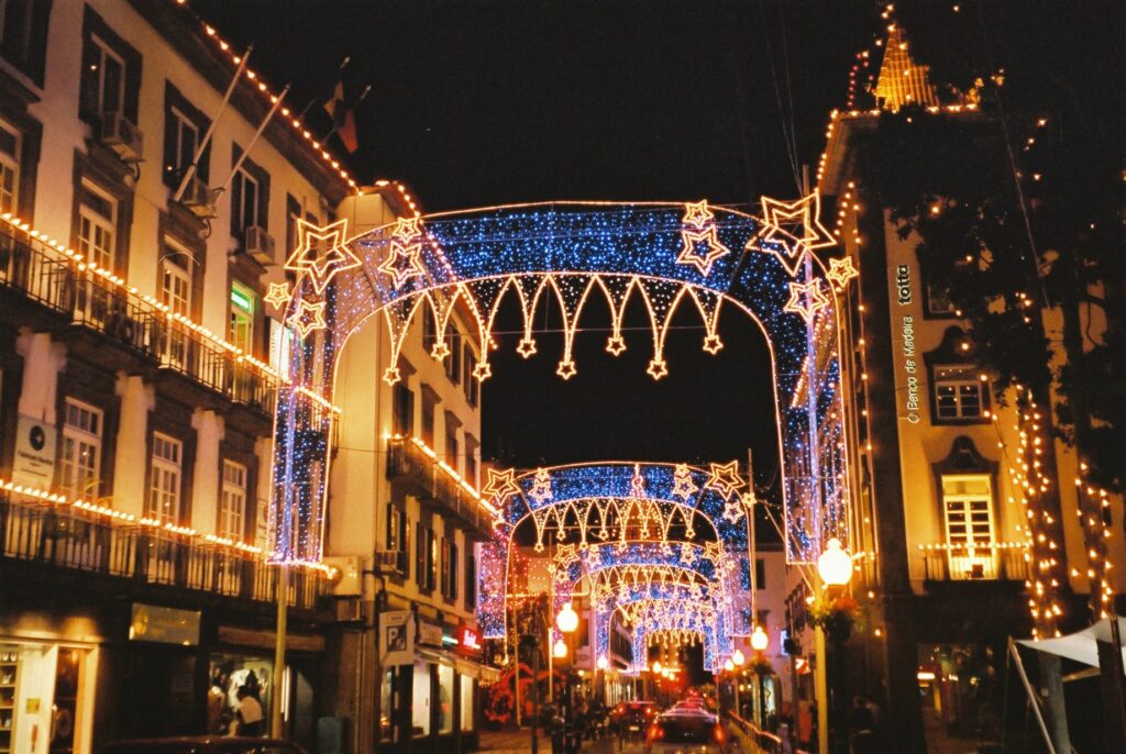Christmas Decorations Funchal Madeira Portugal