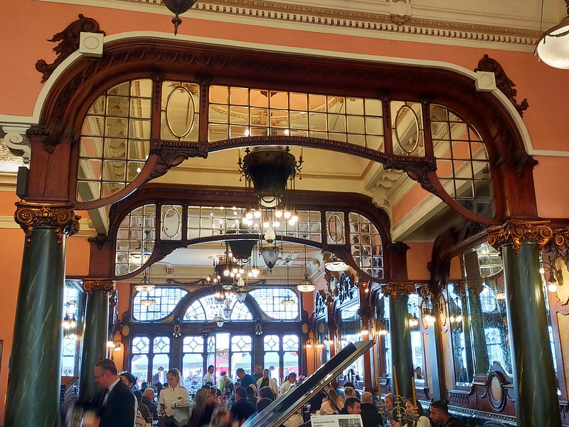 The interior of the Majestic Cafe