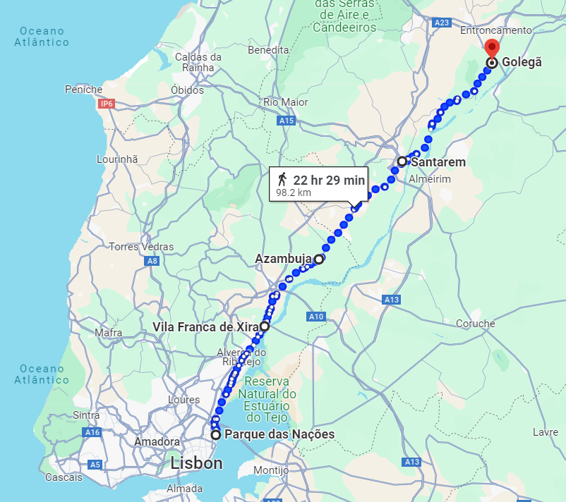 Camino Portugues from Lisbon