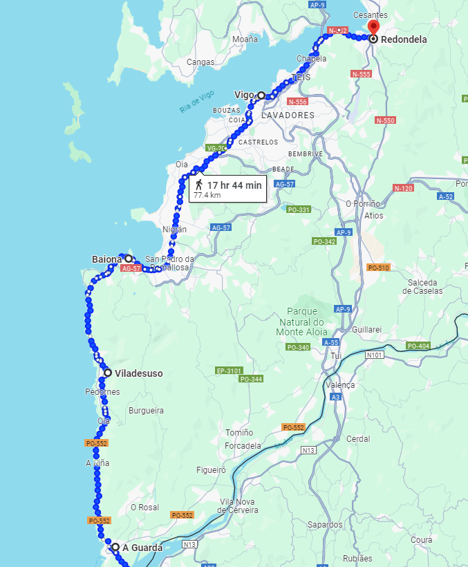 Portuguese Way - the Coastal Route