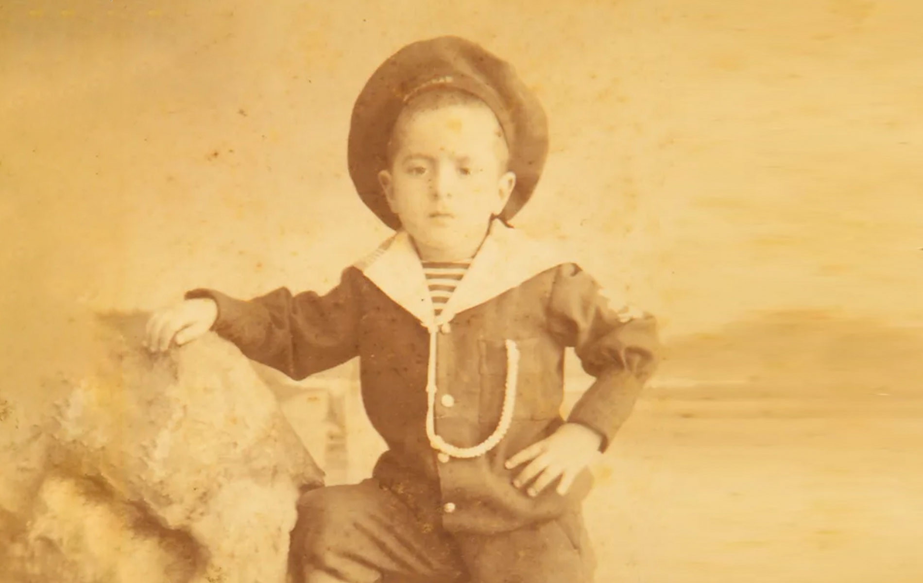 Fernando Pessoa as a child